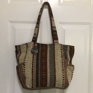 Catori Aztec Tribal Print Shoulder Bag